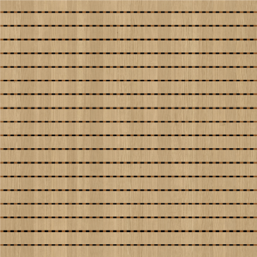 panneau acoustique rainuré ACOUSTILINE P-60B20